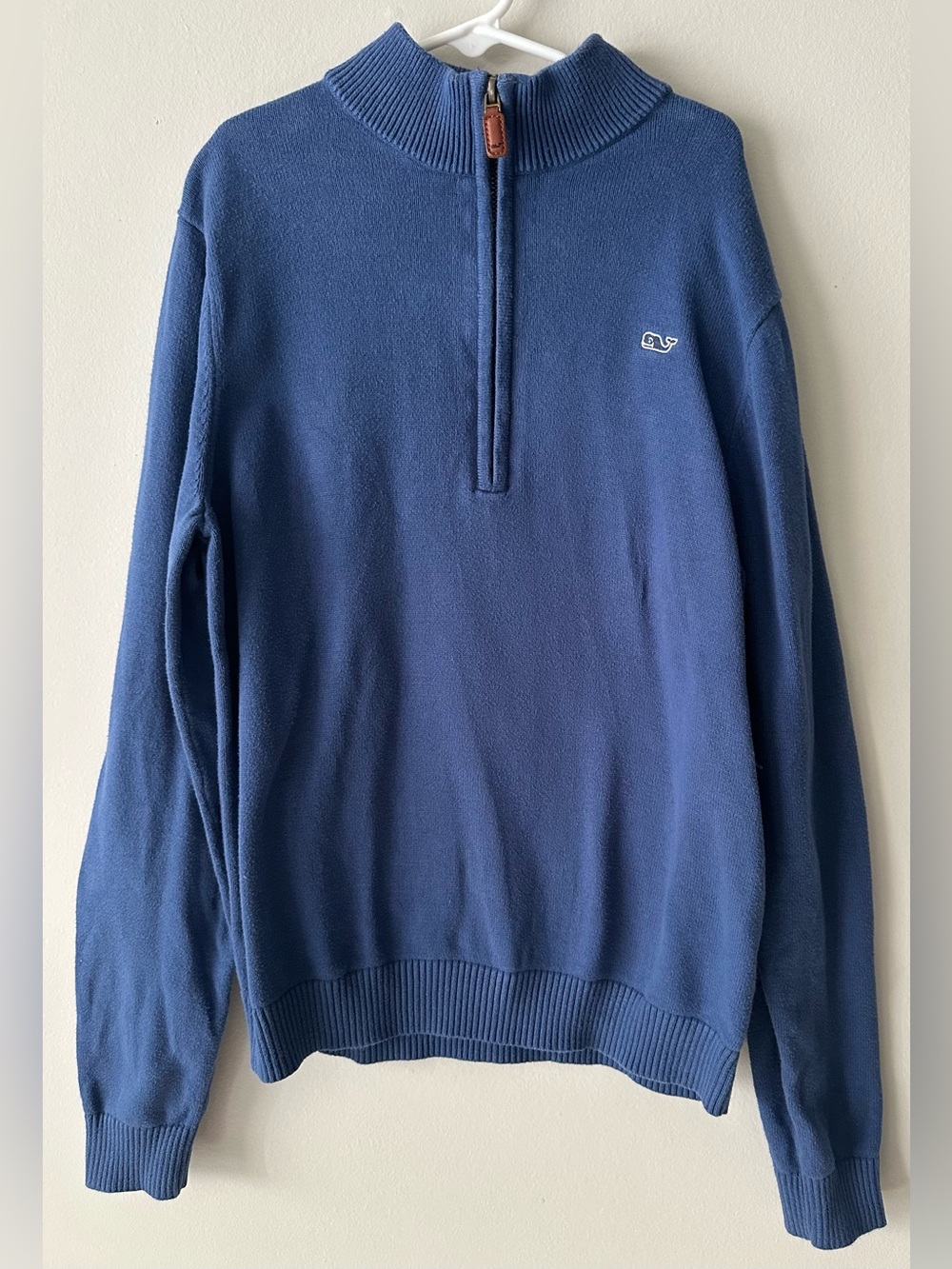 Vineyard Vines by Shep & Ian boys large 16 quarter zip sweater blue
